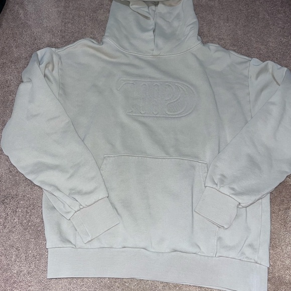 Taylor Swift Official Merch TTPD Hoodie Tan Size Large - Picture 2 of 4